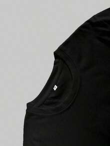Nueva camiseta estampada de moda hip hop para hombres - Negro - Ver 3