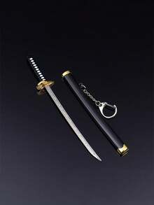 1pc Unisex Japanese Samurai Sword Toy Model Keychain Decoration