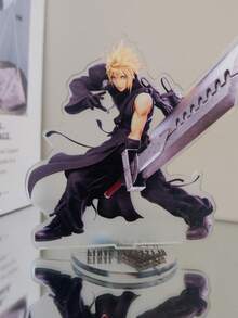 Figura de acrílico de Cloud Strife de Vii Rebirth Anime, modelo de accesorio, figura de escritorio, decoración, regalo, colección de niños
