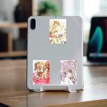 45pcs Anime Character Stickers - Waterproof PVC, Self-Adhesive Decals For Laptops, Skateboards, Water Bottles & More, Vibrant Mixed Colors, Easy Peel & Durable Design, Waterproof Stickers - Multicolor - View 9