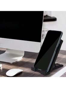 Adjustable 6-Level Mobile Phone/Tablet Stand, Portable Folding Desk Holder, Universal ABS Material, Waterproof, Suitable For All Devices