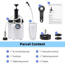 GEARZAAR 3L Brake System Clutch Fluid Pressure Bleeder Bleeding Device Kit Car Bleed Tool - A - View 6