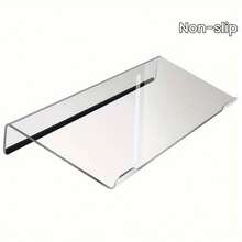 1pc Acrylic Keyboard Stand - 2 Color Options, Compact Desktop Riser Suitable For Keyboard And Mini PC, Space-Saving Design, Ideal For Modern Office | Stylish Keyboard Holder | Durable Plastic Base