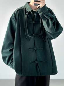 Men Shirts - Dark Green - View 3