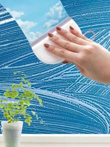 1pc Mini Squeegee Scraper, Silicone Glass Cleaning Tool For Bathroom Vanity - Multicolor - View 4