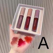 1pc Gege Bear Glossy & Matte Finish Lip Gloss, 5 Color Options, Long-Lasting, Moisturizing, Velvet Texture, Brightening