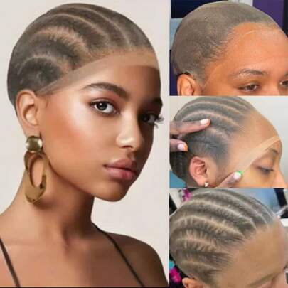 5/10/20 piezas Gorros para pelucas HD, Gorros de nailon elásticos para pelucas, Gorros para pelucas de encaje frontal, Adecuados para el hogar, actuaciones, bodas, todas las estaciones