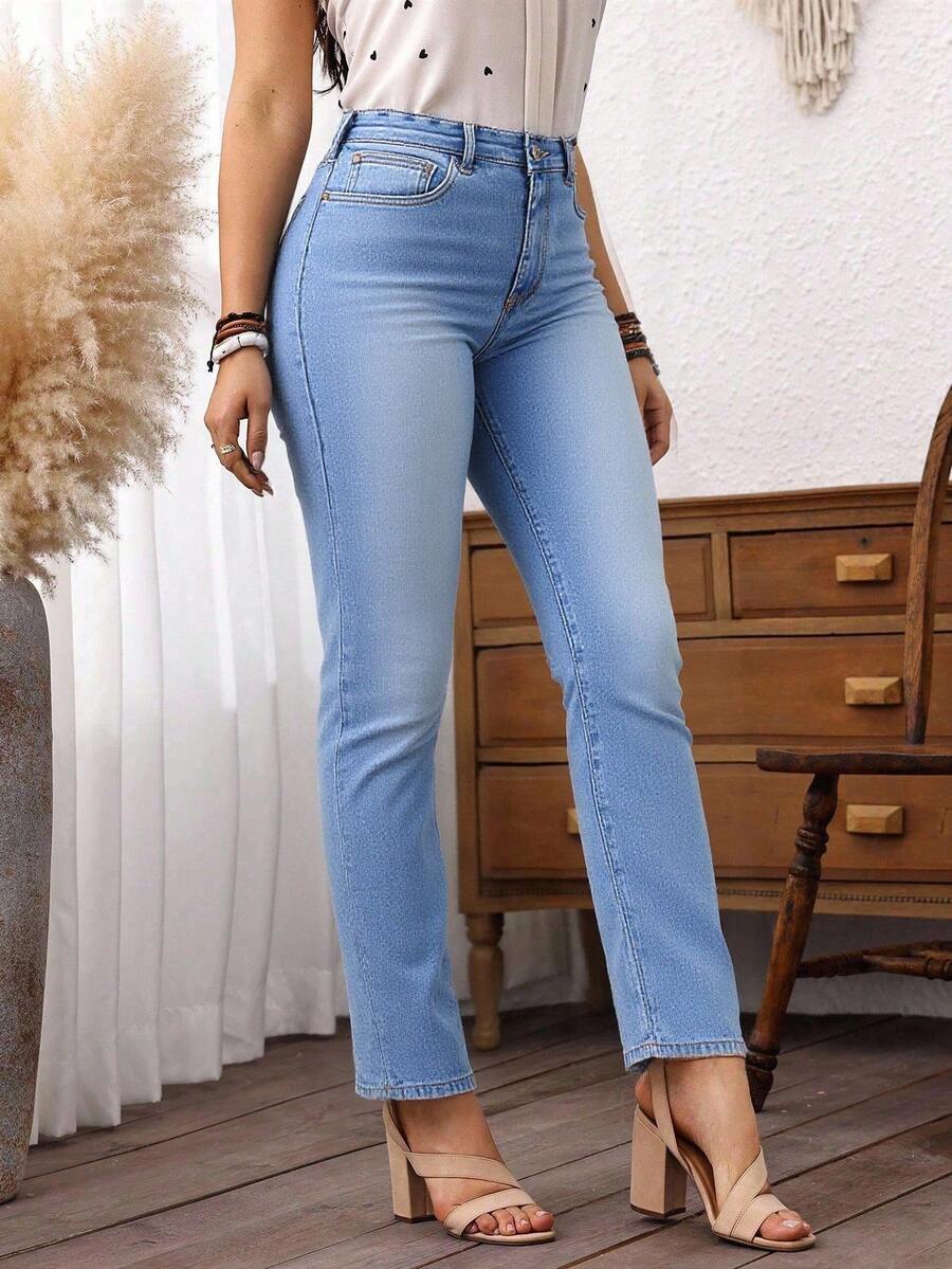 Women Jeans - Azul Claro - View 1