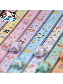 520pcs Thick Korean Style Star Shaped Memo Notes, 8 Pattern Set, DIY Lucky Star Paper, Suitable For Handicraft And Decoration, Origami