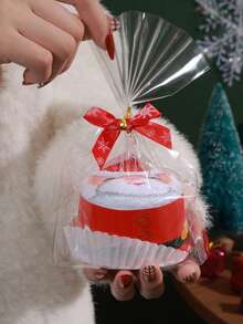 Microfiber Fingertip Towels - Modern Fade Resistant, Christmas-Themed Cartoon Santa, Tree, Snowflake Designs - Woven Microfiber, Round, Super Absorbent Drying Cloth For Kitchen And Bathroom, Holiday Gift Set