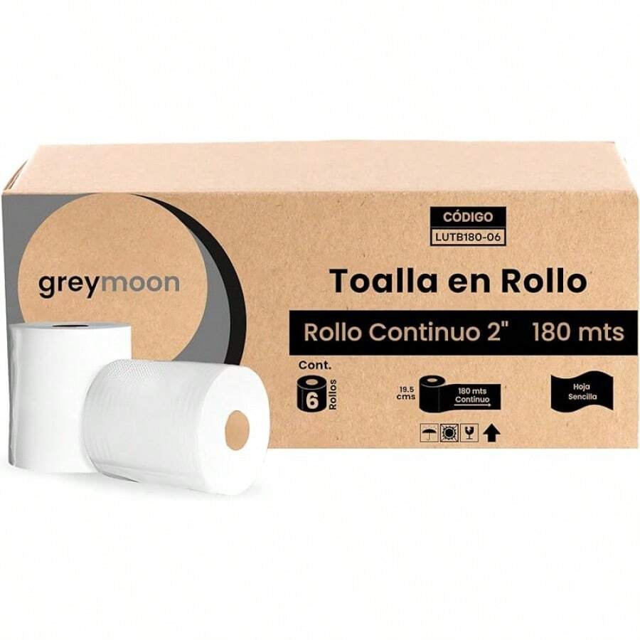 Toalla Interdoblada para manos GREYMOON - Toalla para manos de papel - Caja con 20 Fajillas de Piezas c/u - Hoja sencilla - Absorbente - Alta Resistencia - Ecológico (Toalla Interdoblada) - Toalla en Rollo - Ver 1