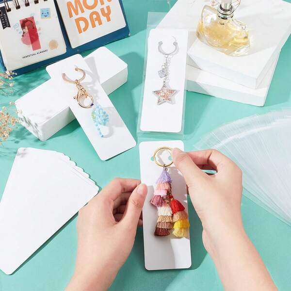 20/50/100pcs Gift Packaging Tags, Key Chains, Storage Cards, Necklace Display Cards