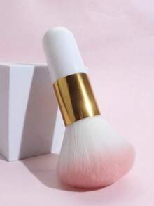 1 pièce Grosse brosse à poudre, brosse de maquillage polyvalente, brosse poudre de finition douce et portable, brosse à poussière pour nail art