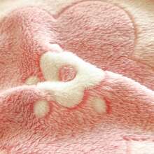 3 件套加厚保暖双面羊毛床上用品套装 - 绿心 + 卡通熊印花图案 | 1 件羽绒被套，2 件枕套，不含被子或枕头 | 舒适温暖透气，冬季必备床上用品 - 甜心小熊 - 查看 7