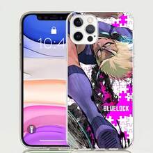 Custodia per telefono Shidou Ryusei di Blue Lock, compatibile con 16, 15 Plus, 11, 14 Pro Max, 13, 12 Mini, XS, X, XR, 7, 8 + SE, con design personalizzato, compatibile anche con 17, 17 Pro e 17 Pro Max - FB851-8 - Visualizzare 3