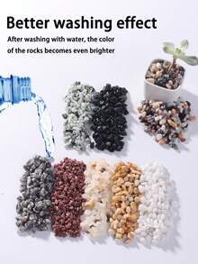 0.44/1.76lb Natural Decorative Rock - Mixed Color Pebble, Suitable For Aquarium, Garden, And Indoor/Outdoor Decorative Stone Crushed Stone, Suitable For Fish Tank Bottom Sand, Vase And Flower Pot Filling, Aquatic Plants, Micro Landscape, Mini Garden Natural Stone Mixture, Perfect For Halloween, Christmas, New Year, Wedding Anniversary,