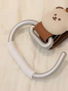 婴儿车大挂钩 - 耐用仿皮婴儿车附件，用于存放必需品，安全且易于使用，非常适合婴儿车、婴儿车配件、配件存储、人体工程学设计、坚固的结构