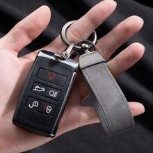 1 件创意简约仿皮草汽车钥匙扣钥匙圈，男女通用 - 彩色 - 查看 5