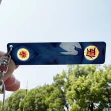 Ghost Extinguish Eyes Transparent Card Anime Acrylic Periphery Keychain Birthday Gift - Christmas Gift - Perfect Gift - Gift - Multicolor - View 7