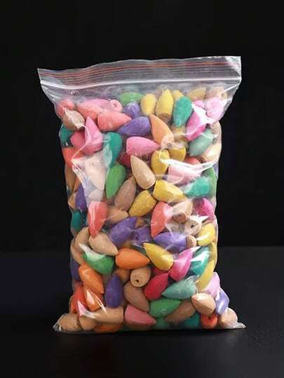 120pcs Natural Backflow Incense Cones - Assorted Scents, Suitable For Waterfall Incense Holder, For Meditation, Yoga, Negative Energy Cleansing, And Home/Office Purification