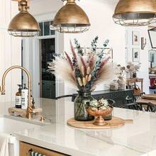 Dried Flower Bouquet Natural Pampas Grass with Stems for Vase Home Porch Garden Yard and More - Multicolor - Ver 3