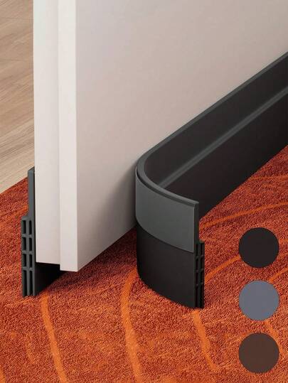 1Pc Door Draft Stopper For Bottom Of Door - Premium Door Sweep For Bottom Of Door/Weather Stripping Door Seal (Save Energy – Installs Quickly And Easily) Door Strip Ideal For Keeping Out Cold