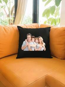 1 件定制照片印花 DIY 枕套，个性化单面印花枕套，适合家人、儿童、宠物、朋友。非常适合婚礼、节日、派对、母亲节、父亲节、感恩节、客厅沙发、卧室装饰靠垫套，通用枕套柔软定制，独一无二