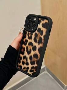 豹纹图案 TPU 防震手机壳，兼容苹果 17、17 Pro Max、17 Air、16、16 Plus、15、14、13、12、11、XS、XR、X、7、8 Plus、Pro Max、13 Pro Max、16 Pro Max，男女皆宜的礼物 - 彩色 - 查看 3