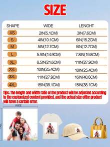 2-10 pollici Personalizzato Foto e Testo DTF Abbigliamento Personalizzabile Foto e Parola Stampa Trasferimento Calore DIY, Trasferimenti Termici Personalizzati, Trasferimenti Termici Personalizzati, Trasferimento Termico Personalizzato, Trasferimenti Termici per maglietta, Decalcomania Personalizzata DTF Trasferimento Calore, Stampa Foto e Nome Sublimazione Termica Personalizzata, Decalcomanie Logo Petto Trasferimento Calore Adesivo