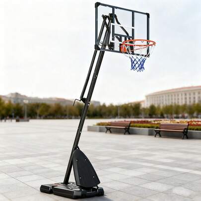 Bärbar basketbollsryggtavla