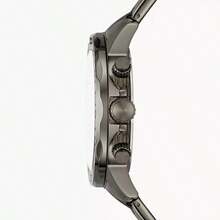 Fossil Watch Quartz Movement Stainless Steel Strap 45mm Black Dial Men's Watch 50m Water Resistant BQ2705