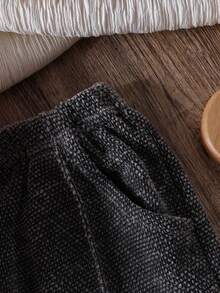 2 sztuki/zestaw dziewczęcy, śliczny top z nadrukiem królika, długi rękaw i rozkloszowane spodnie, odpowiedni dla małych dziewczynek na jesień/zimę - Różowy - Zobacz 6