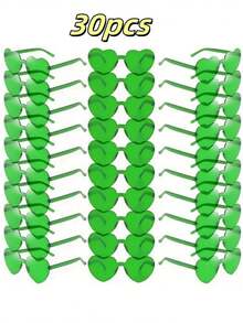 5pcs/Set Women's Heart Shaped Fashion Fashion Glasses, Casual, Elegant, Made Of PC (Polycarbonate), Suitable For Beach, Holiday And Daily Life, Multi-Color For Summer Beach Vacation,Outdoor,Travel