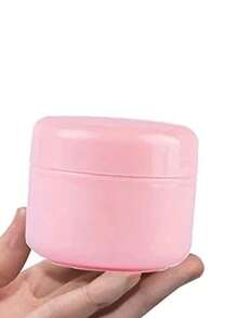 1/5 pièces Bouteille de maquillage en plastique rechargeable vide, flacon de voyage pour crème de visage, lotion, récipient cosmétique réutilisable pour masque de visage, bocal cosmétique rose étanche pour la maison, le salon, la chambre, la salle de bain, la décoration d'intérieur, les fournitures de voyage