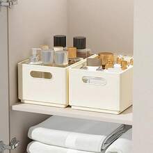 1pc Home Kitchen Storage Box, Drawable Folding Storage Box, Dining Room Storage Box, Retractable Drawer Type Storage Box, Home Storage Box, Storage Artifact, Cabinet Storage Snack And Miscellaneous Separate Storage Box, Back To School Dormitory Space Storage Box