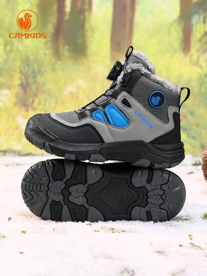 Teens' Snow Boots, Thermal-Lined Snow Boots, Fashionable And Versatile For Halloween, Christmas, Holiday Renewal