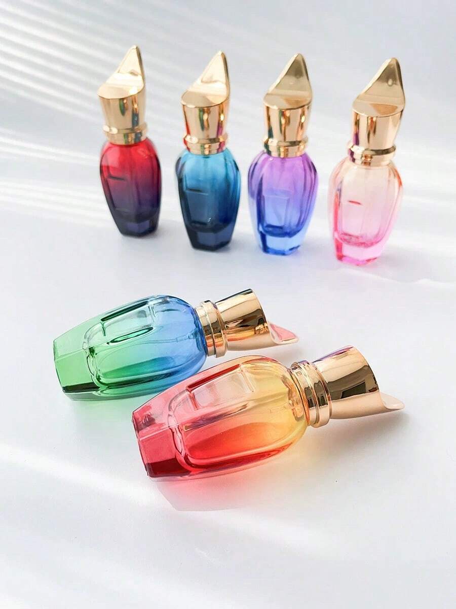 1 szt. 30 ml butelka z rozpylaczem do perfum w kolorze gradientowym, wysokiej jakości butelka podróżna, prezent dla przyjaciół, rodziny, na imprezę, do wystroju domu, prezent na Boże Narodzenie i Nowy Rok