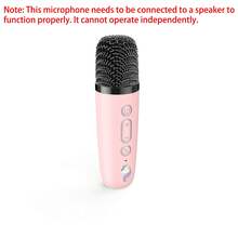 ODAPTO 带 2 个麦克风的儿童卡拉 OK 机、无线蓝牙扬声器、女童独角兽礼物、适合 6-12 岁女孩的生日礼物儿童麦克风玩具