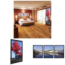 11x17 Picture Frame Wall Black, Display Pictures 11x17 Poster Frame, Wall Sign Poster Menu Photo Frames, 1 Pack