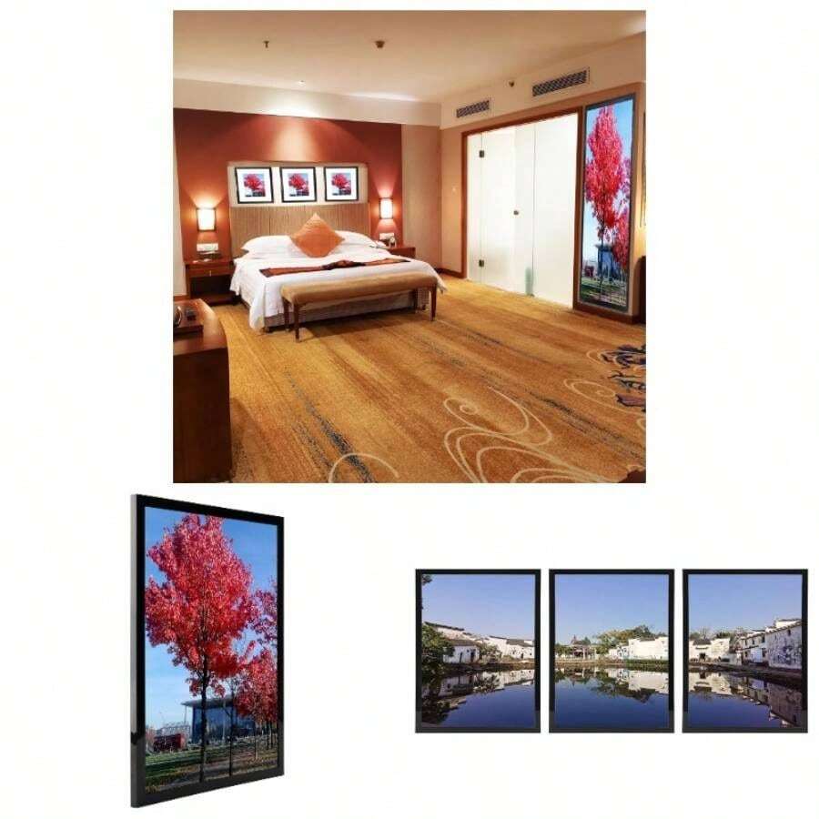 11x17 Picture Frame Wall Black, Display Pictures 11x17 Poster Frame, Wall Sign Poster Menu Photo Frames, 1 Pack