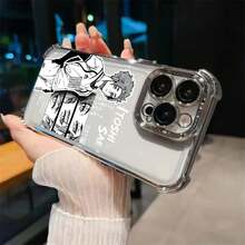 Cool B-Blue L-Lock Anime Flat Phone Case For IPhone 16e 16 15 14 13 12 11 Pro Max X XR XSMax 7 8 6 Plus Anti-Fall Airbag - DDW-249hkx340a3 - Xem 8