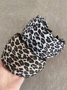 1pc Retro Fashionable Minimalist Leopard Print Wide-Brim Headband Hair Hoop Accessory For Women, Hair Band,