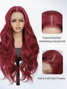 Peruka z koronką z przodu 13x6, 24-calowe, jedwabiste, gładkie, syntetyczne, długie, kręcone włosy, wysokiej jakości peruka o naturalnym wyglądzie, wstępnie wyrwana linia włosów, syntetyczna peruka z koronką z przodu odporna na ciepło z baby hair, odpowiednia dla kobiet, regulowany pasek, odpowiednia do noszenia na co dzień, na Boże Narodzenie, Halloween, Nowy Rok, karnawał, festiwal muzyczny i inne okazje