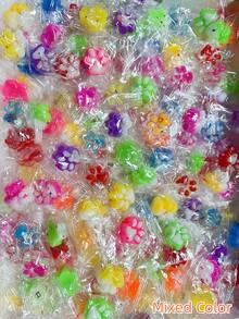 1/3/5/8/20 piezas Juguetes apretables de pata de gato de colores aleatorios, juguetes blandos y realistas de arcoíris Squishy hechos a mano, regalos de alivio de estrés suaves y lindos, relleno para bolsas de regalo, spinner de dedos - Multicolor - Ver 11