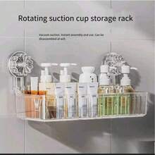 1 chiếc kệ dán tường phòng tắm, giá đựng đồ không khung gắn tường, thích hợp dùng làm bàn trang điểm, kệ đựng mỹ phẩm, trang trí lễ Phục sinh, trang trí nhà bếp và phòng tắm. - Trong sáng - Xem 13