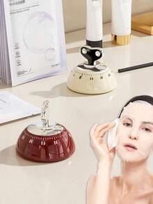 1pc Magnetic Kitchen Timer - Precision Countdown Timer With Strong Adhesive, Mechanical Desktop/Fridge Timer For Cooking, Baking & Studying (Easy-Read Dial) - Multicolor - View 6