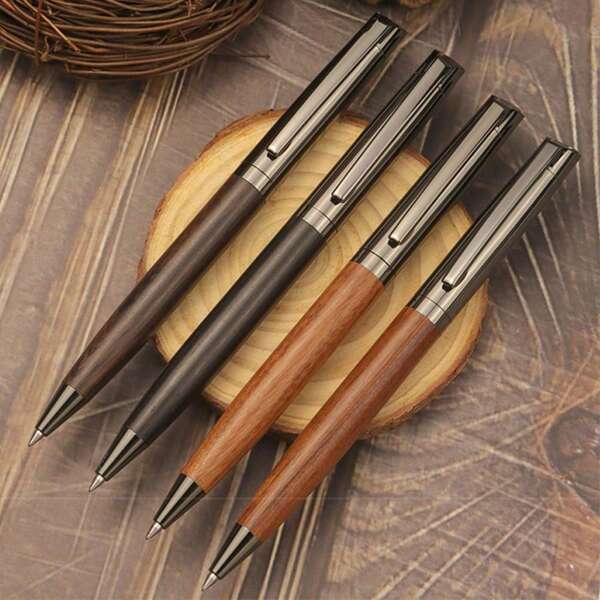 A Luxurious Minimalist Ballpoint Pen - Comes With 4 Refps/For Office Use/Smooth Writing - Anti-Slip Grip/Lightweight And Durable For Daily Use/Suitable For Students/Perfect For Daily Notes And Gifts