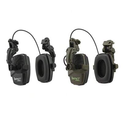 1PC ARM NEXT HL-Y-BHA | Tactical Shooting Sound Isolation And Noise Reduction | Sound Amplification Electronic Shooting Back-Mount Earmuffs | AUX Input | Compatible With Wendy And Fast Helmets | 4x Amplification | NRR26DB | Suitable For Outdoor Shooting, Hunting, Fishing, And Cycling, Perfect For Holiday Gifts