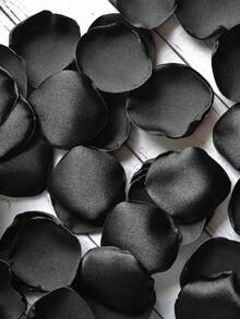 50/500/1000 pétalos de rosa artificial borgoña, pétalos de flores falsas para canasta de flores de boda, pasillo, centro de mesa, mesa, confeti, favor de fiesta, decoración del hogar