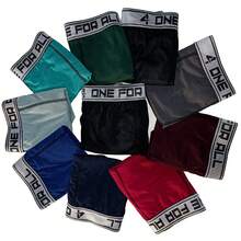 Set Of 10 Men's Boxer Briefs – Premium Fabric, Cotton Lining, Lightweight And Breathable - Nhiều màu - Xem 1